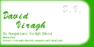 david viragh business card